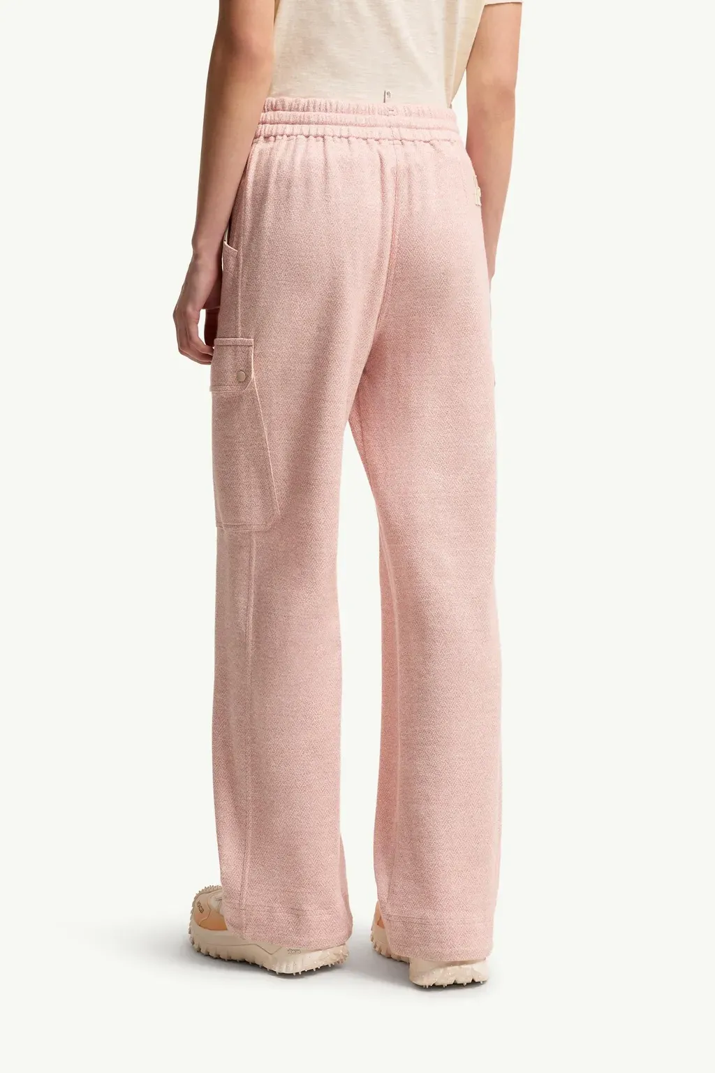Linen & Cotton Blend Track Pants