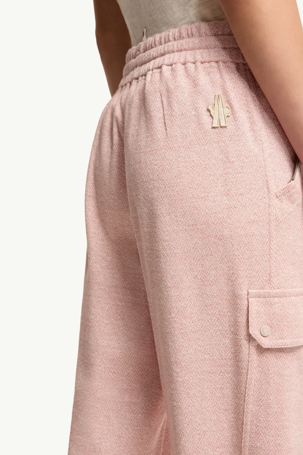 Linen & Cotton Blend Track Pants
