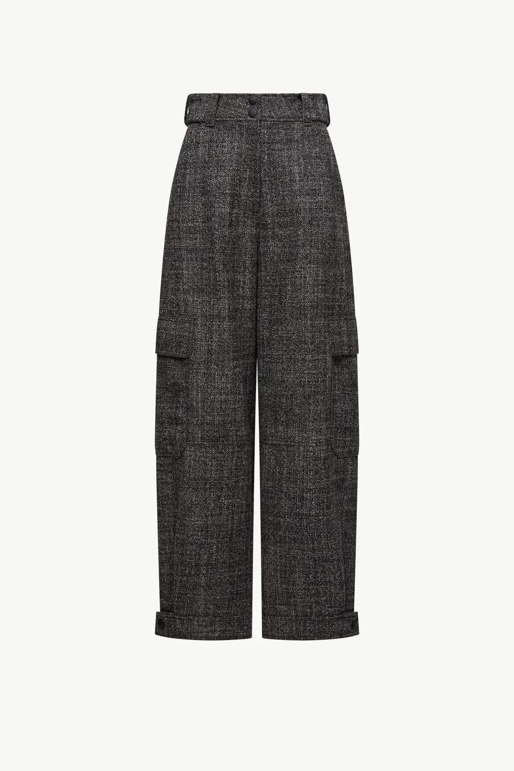 Mouliné Wool Cargo Trousers