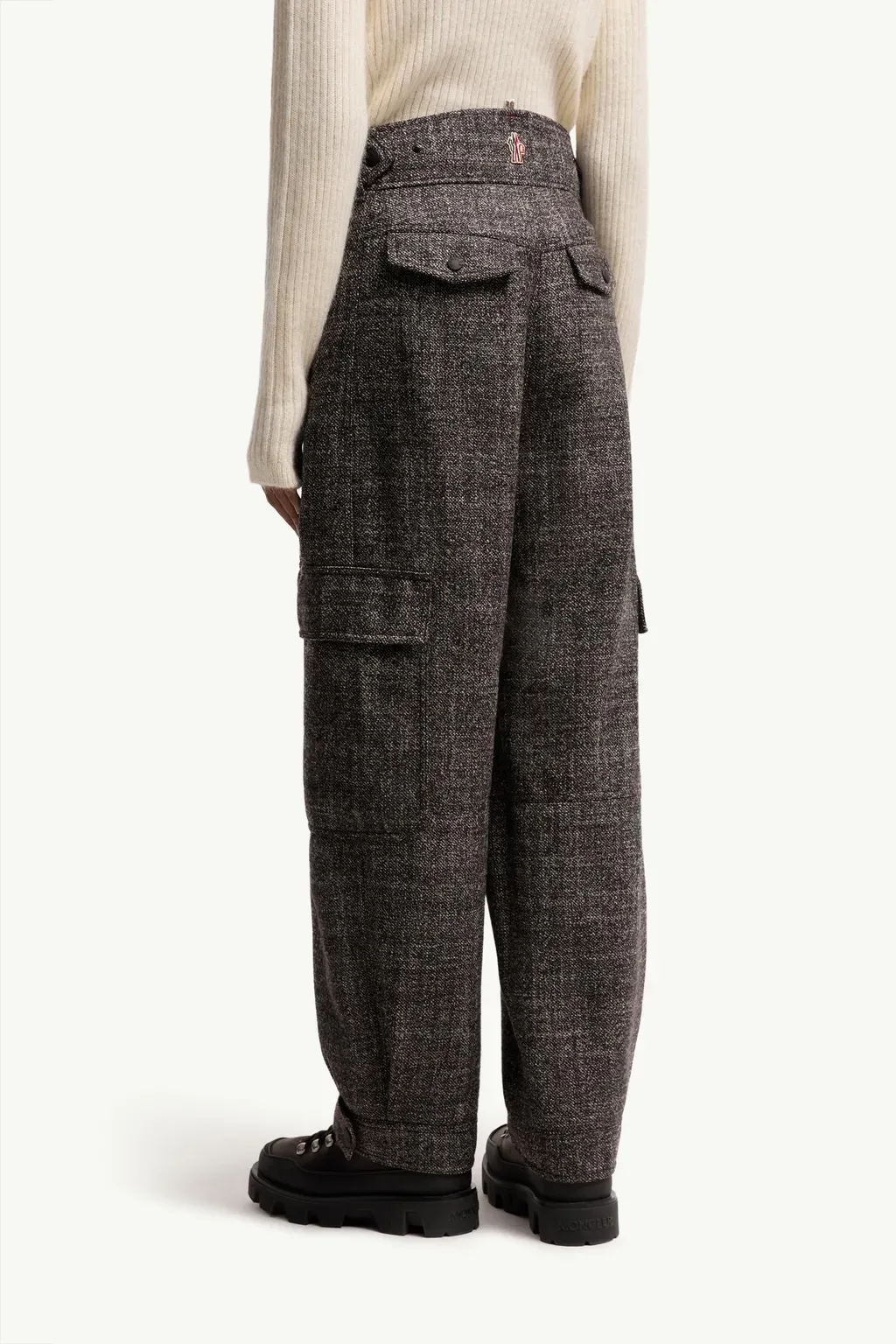 Mouliné Wool Cargo Trousers