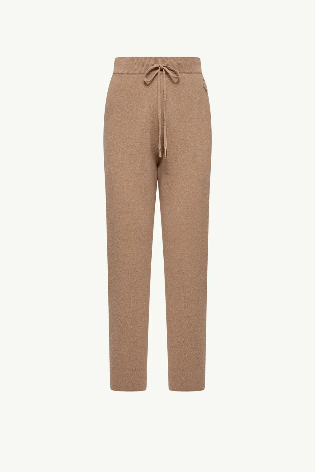 Wool & Cashmere Blend Cropped Jogging Trousers