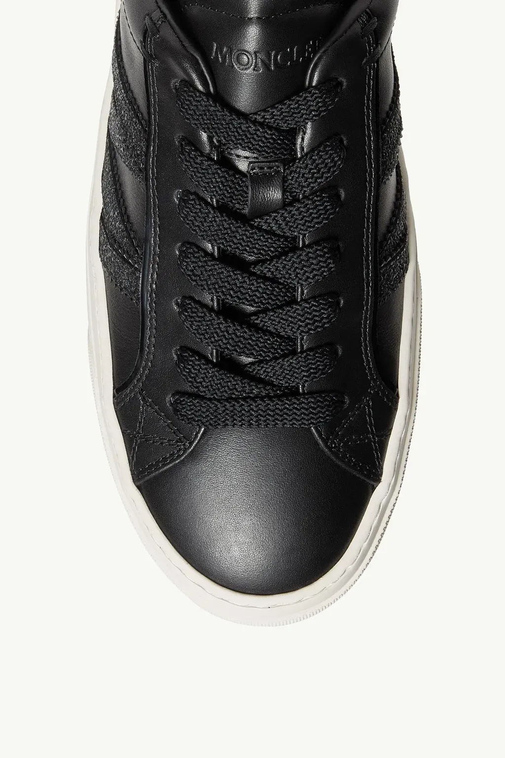 Monaco2 Leather & Glitter Trainers