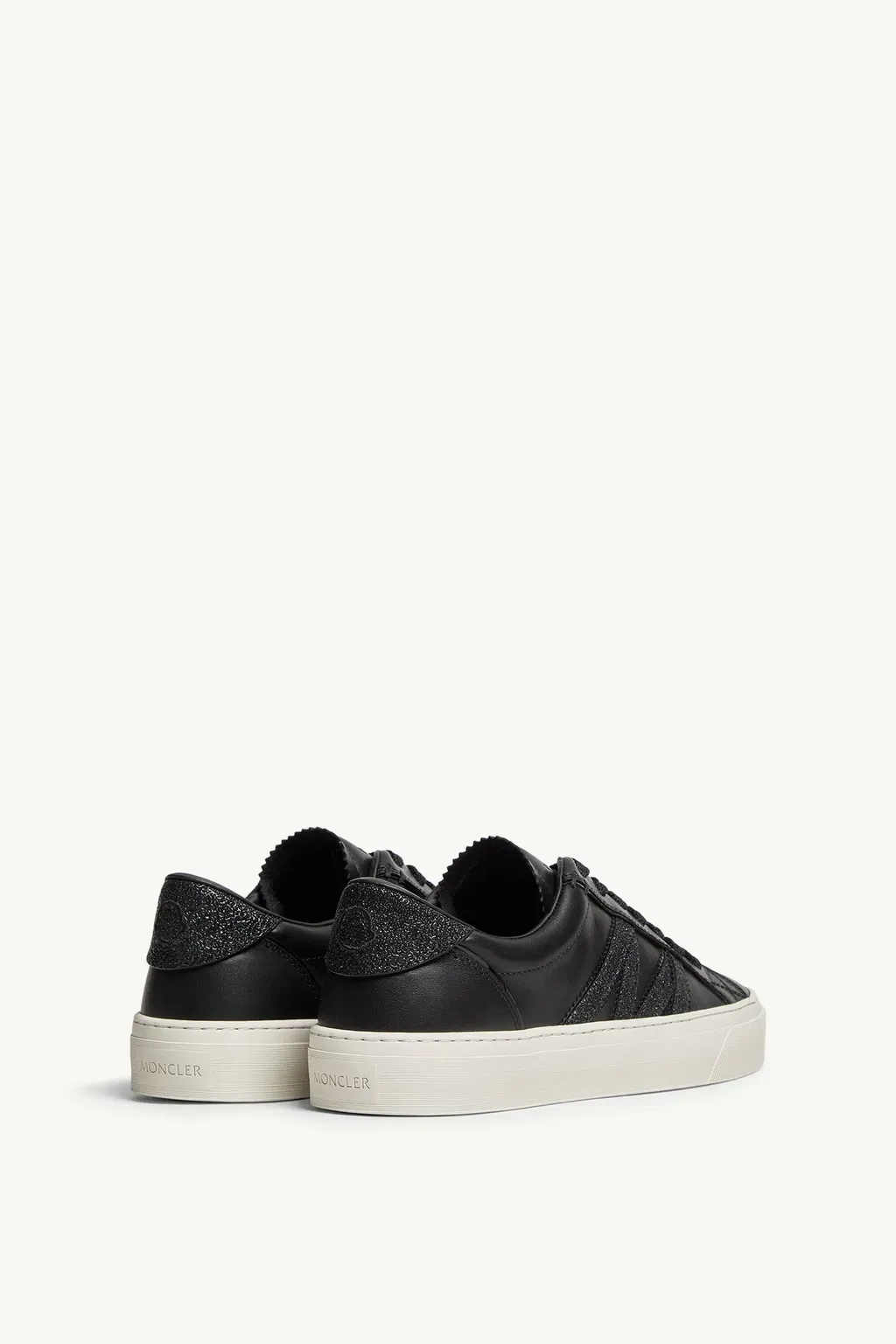 Monaco2 Leather & Glitter Trainers