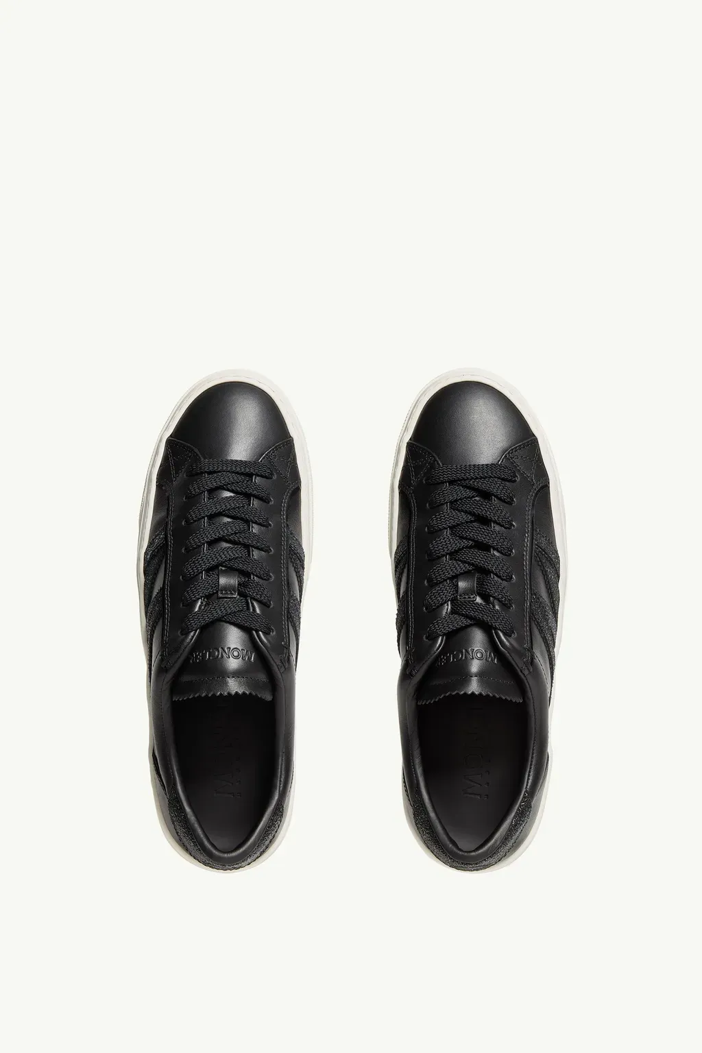 Monaco2 Leather & Glitter Trainers