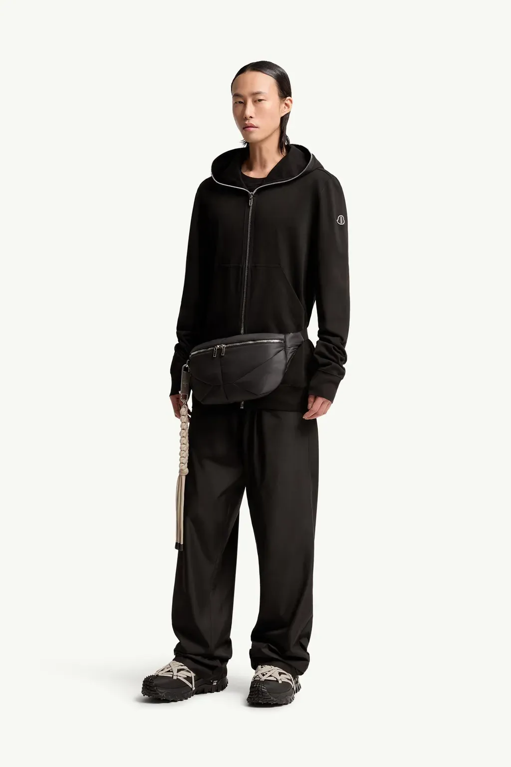 Moncler + Rick Owens Cotton Ziplock Hoodie