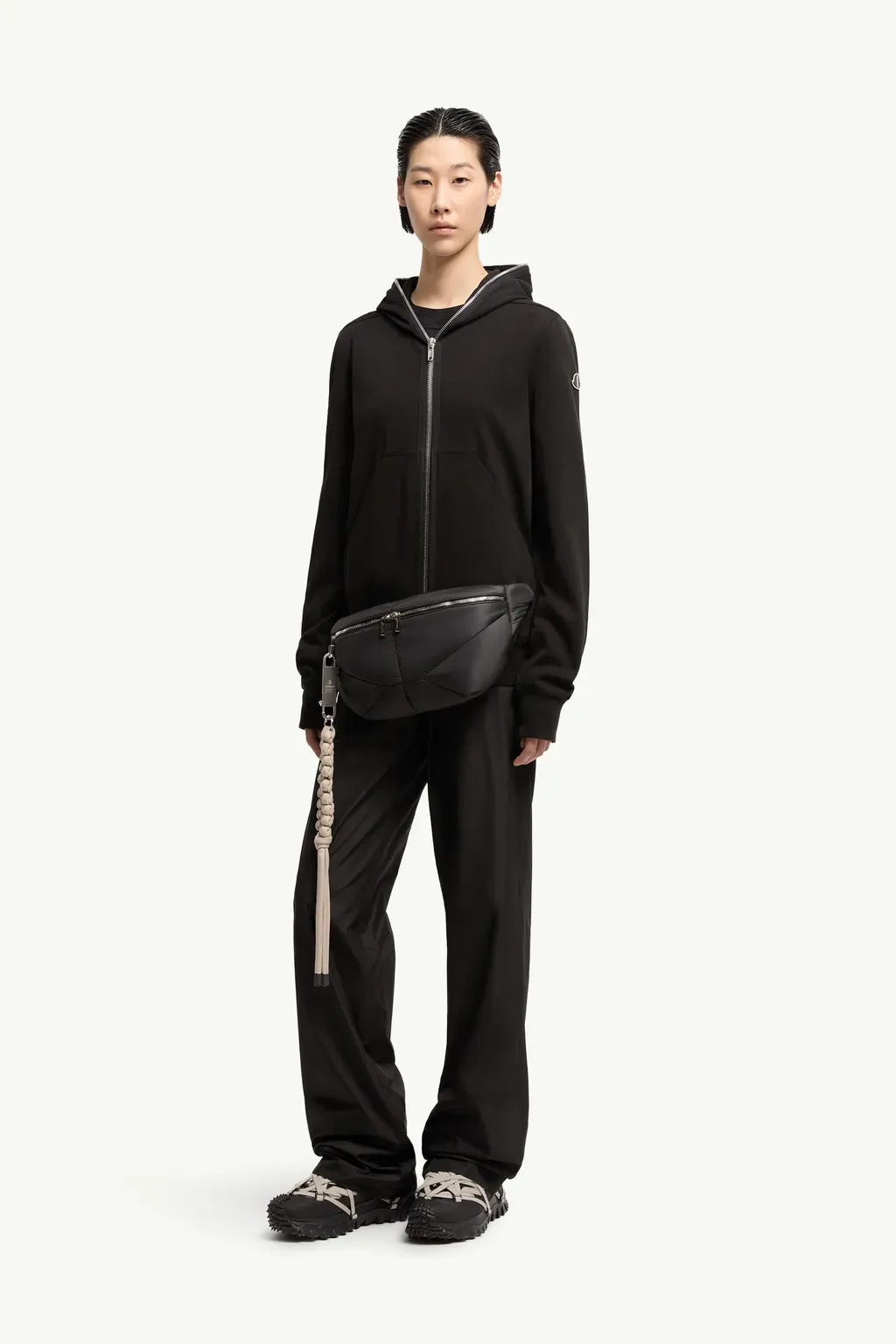 Moncler + Rick Owens Cotton Ziplock Hoodie