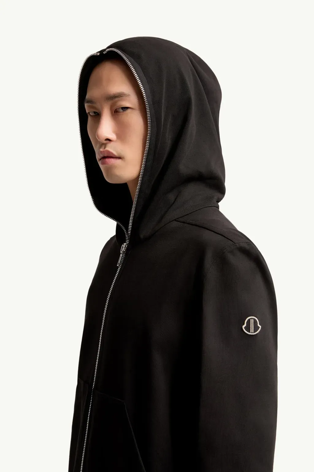 Moncler + Rick Owens Cotton Ziplock Hoodie