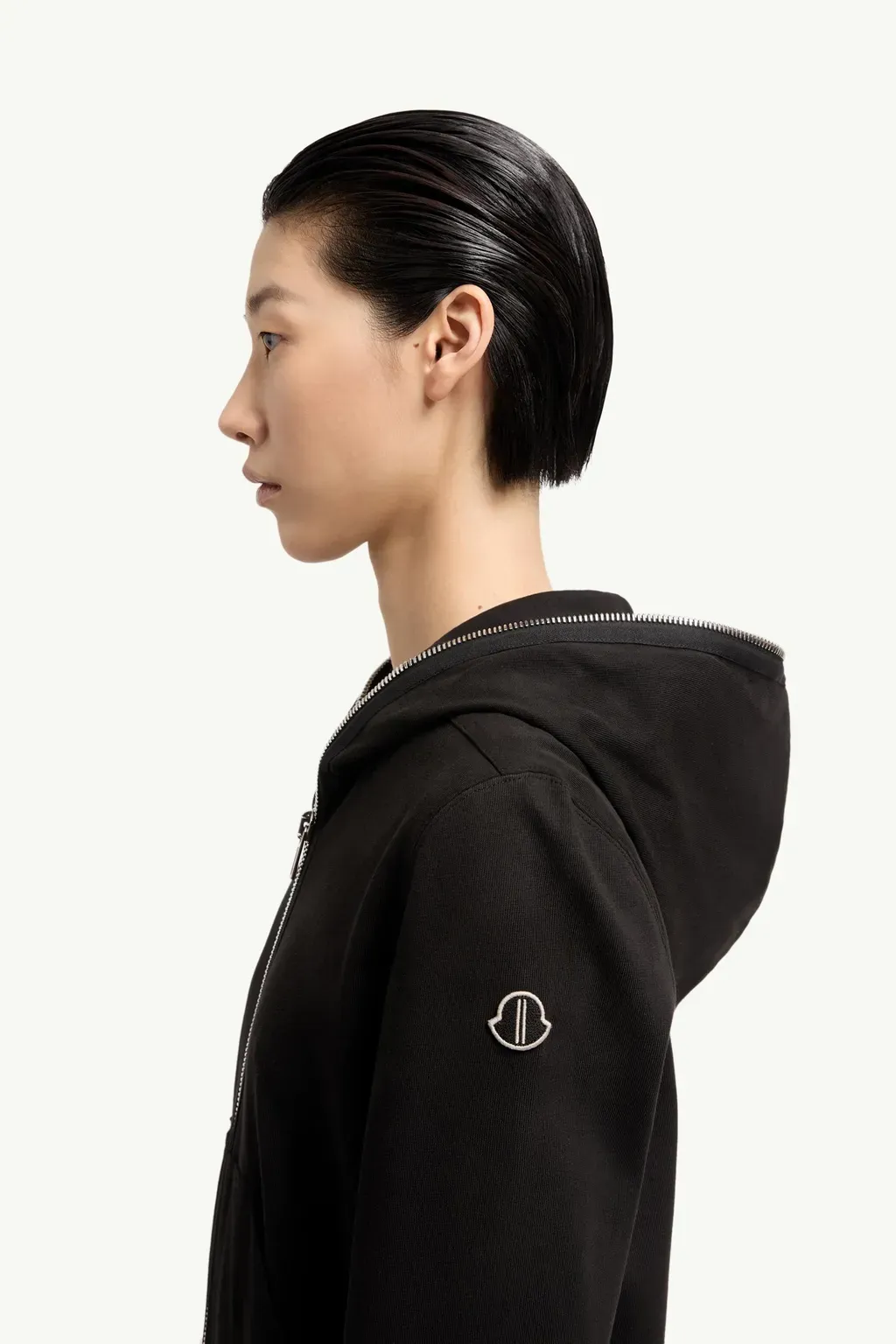 Moncler + Rick Owens Cotton Ziplock Hoodie