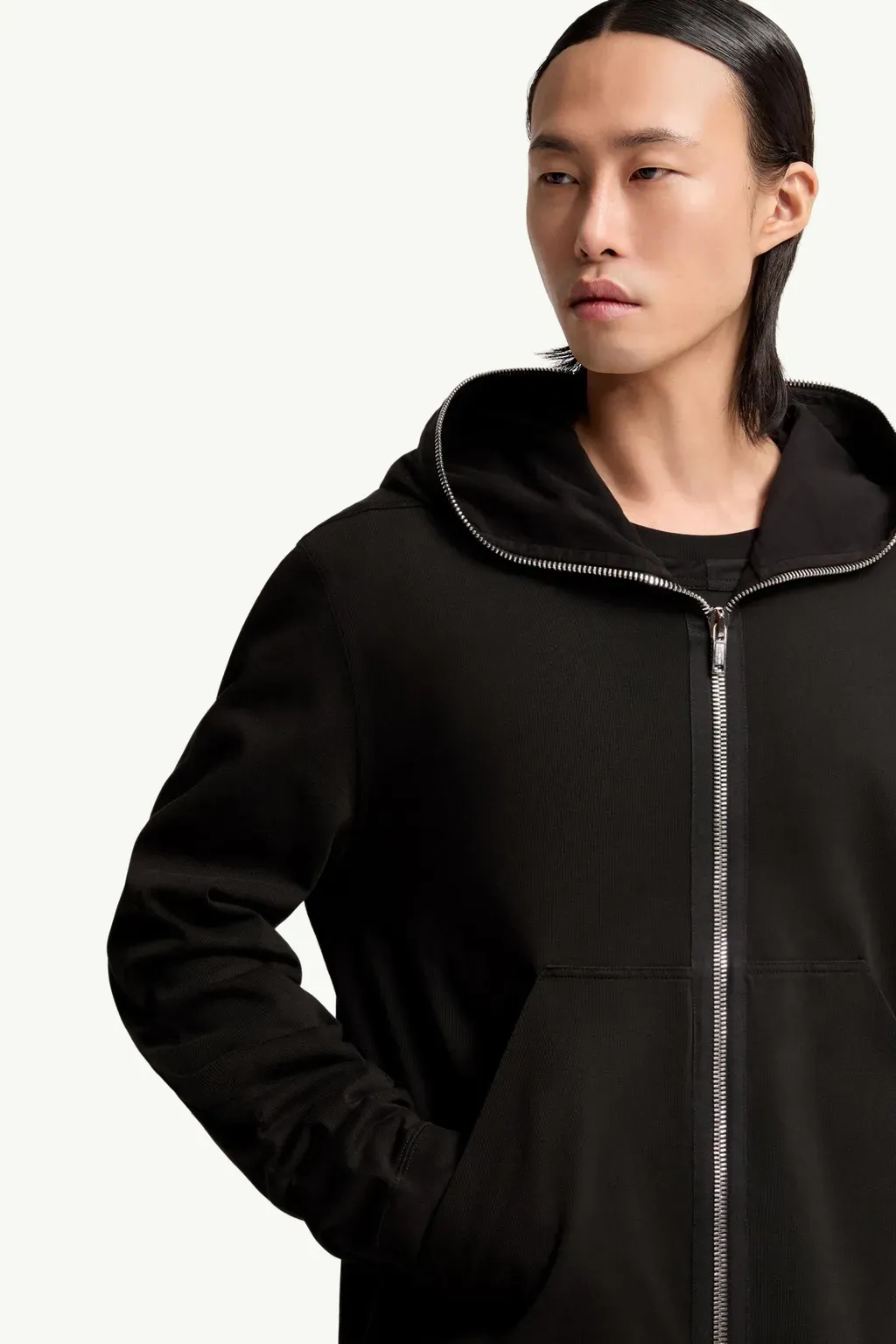 Moncler + Rick Owens Cotton Ziplock Hoodie