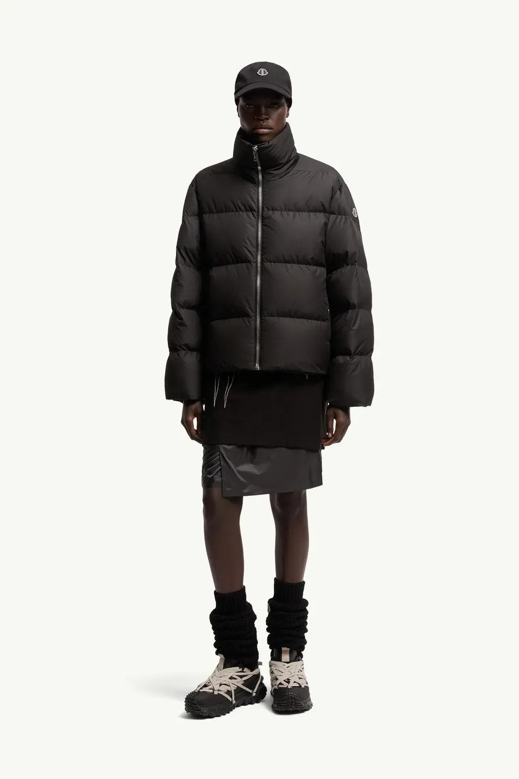 Moncler + Rick Owens Cyclopic Short Down Jacket