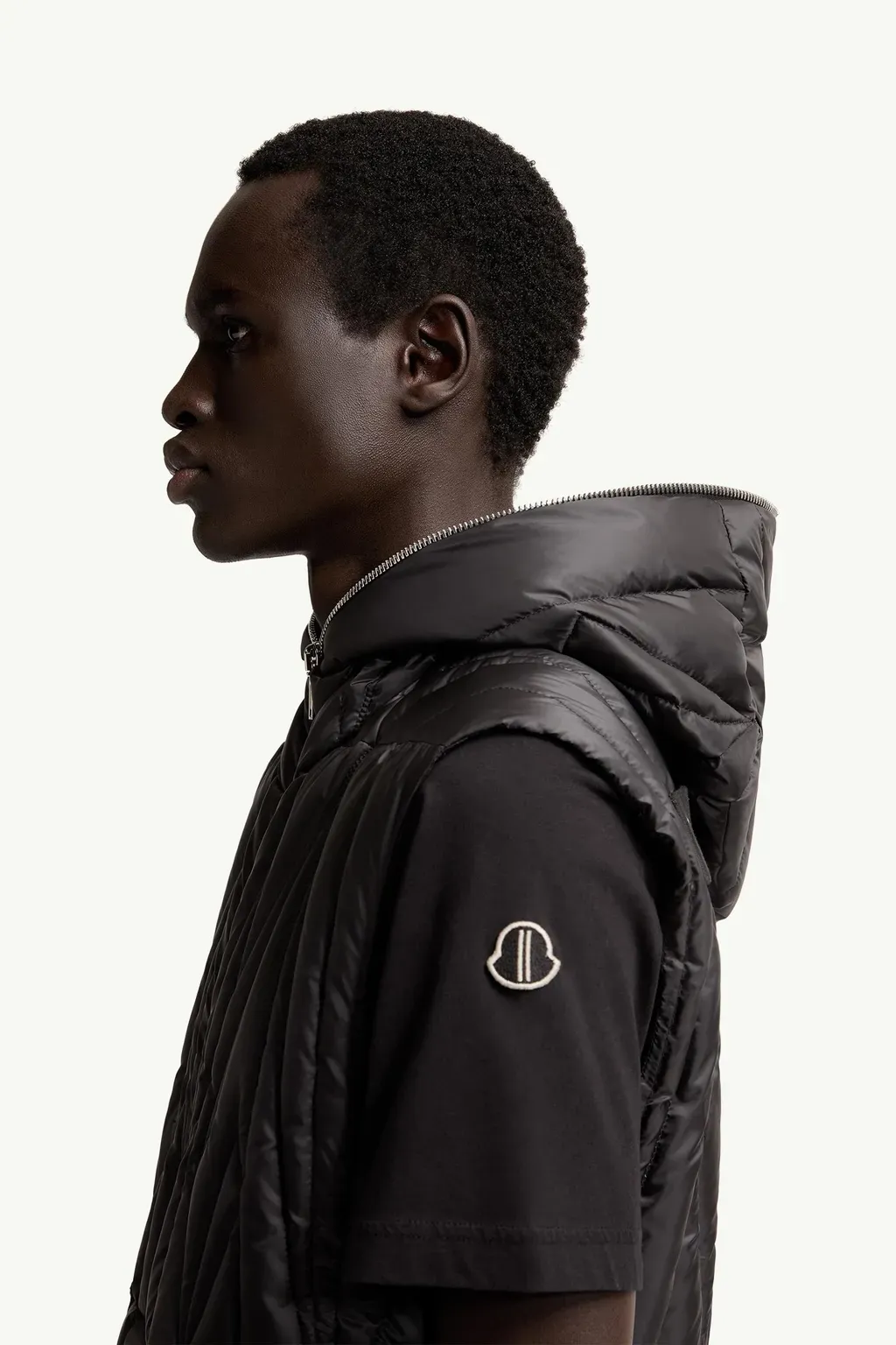 Moncler + Rick Owens Geocamo Ziplock Hooded Down Gilet