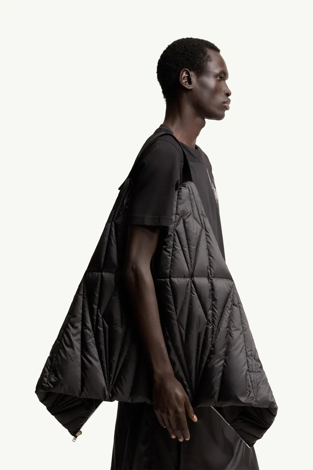 Moncler + Rick Owens Geocamo Ziplock Hooded Down Gilet