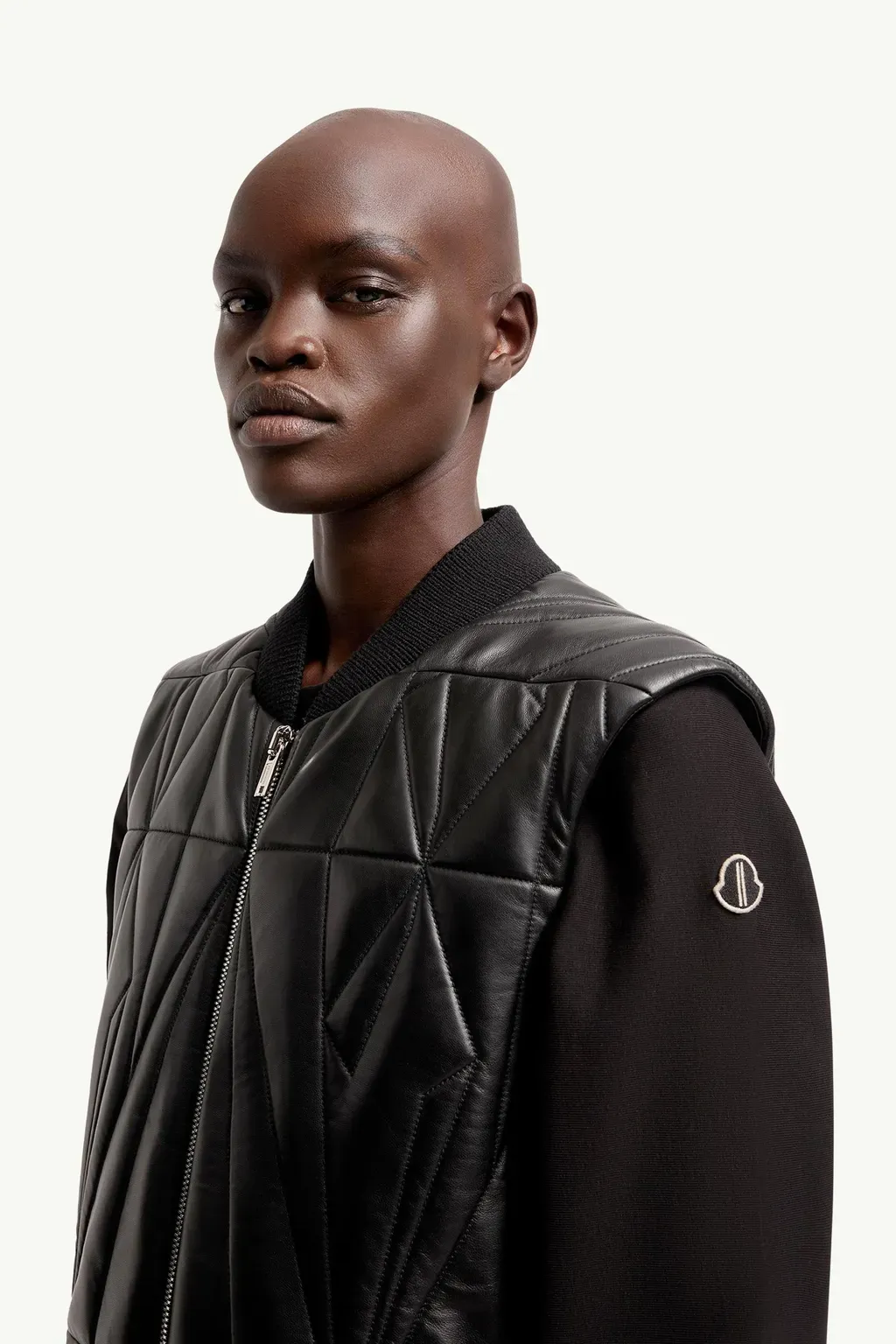 Moncler + Rick Owens Geocamo Flight Nappa Leather Gilet