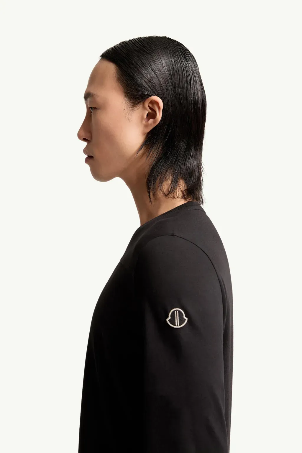 Moncler + Rick Owens Girder Long Sleeve Cotton T-Shirt