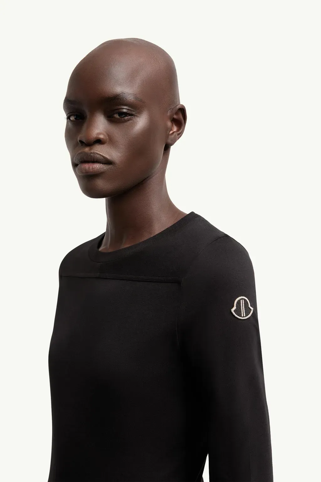 Moncler + Rick Owens Girder Long Sleeve Cotton T-Shirt