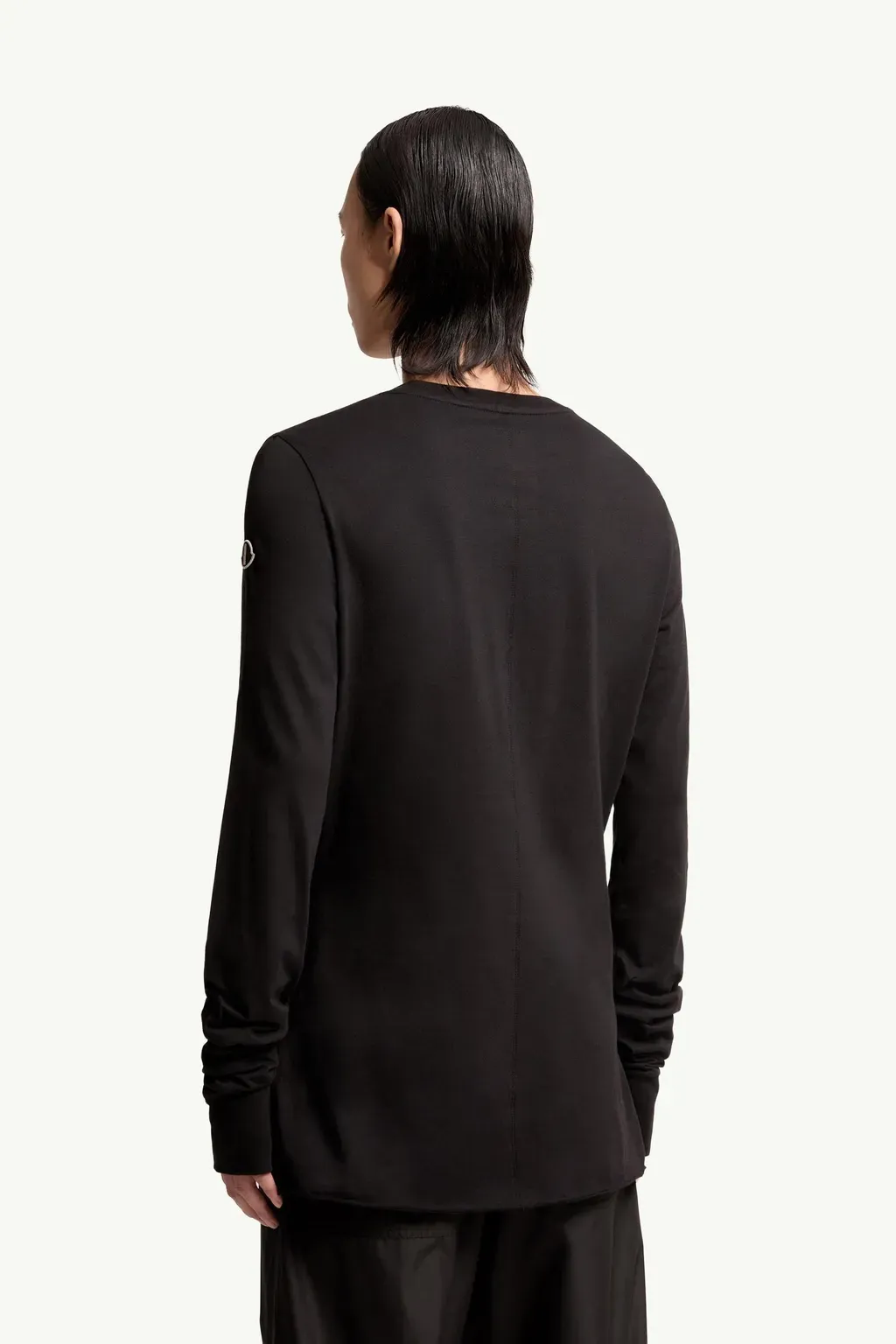 Moncler + Rick Owens Girder Long Sleeve Cotton T-Shirt