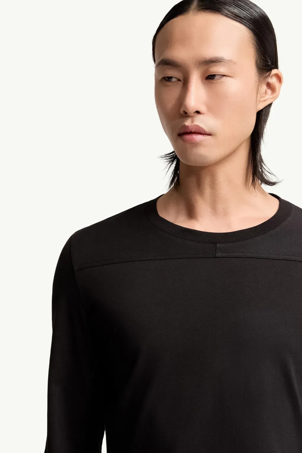 Moncler + Rick Owens Girder Long Sleeve Cotton T-Shirt