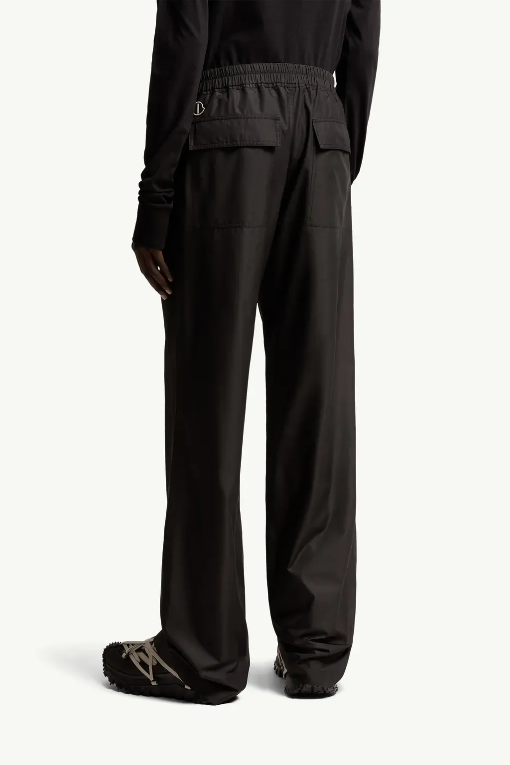 Moncler + Rick Owens Straight Leg Taffeta Trousers