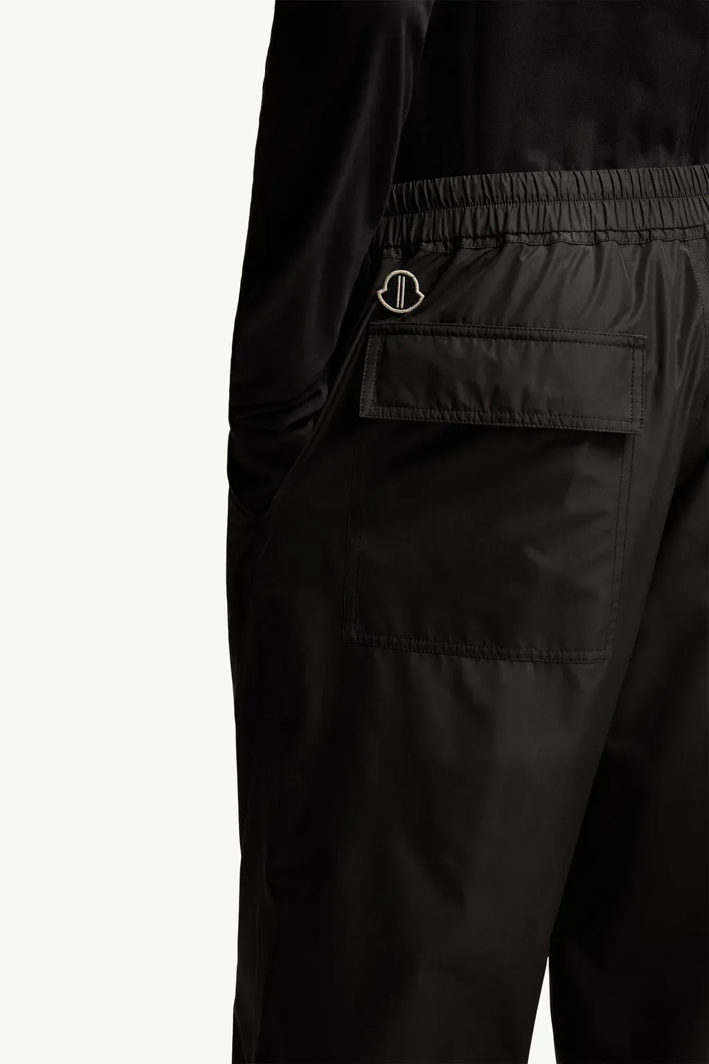 Moncler + Rick Owens Straight Leg Taffeta Trousers