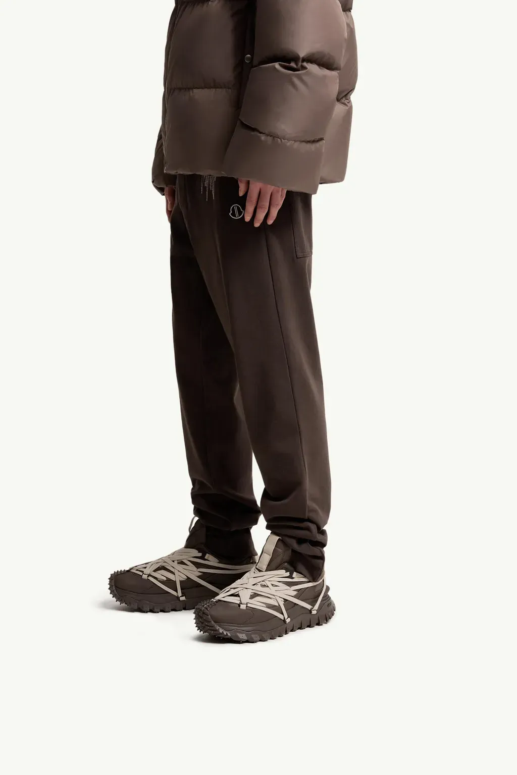 Moncler + Rick Owens Trailgrip Megalace Leather Trainers