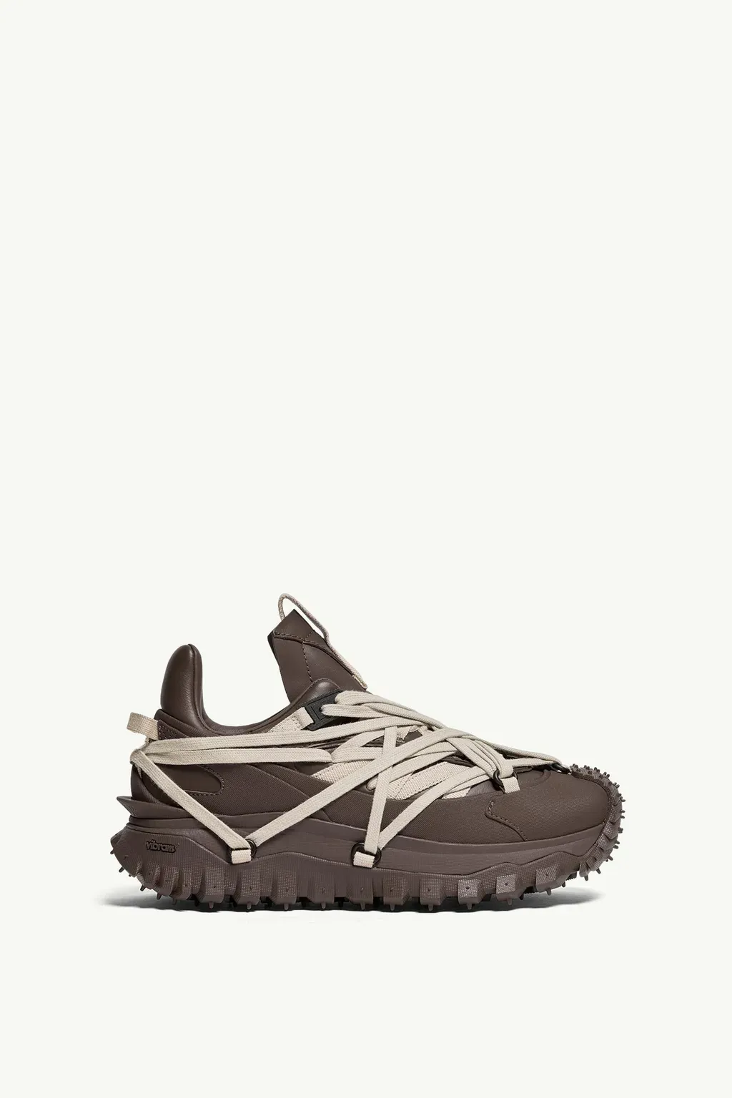 Moncler + Rick Owens Trailgrip Megalace Leather Trainers
