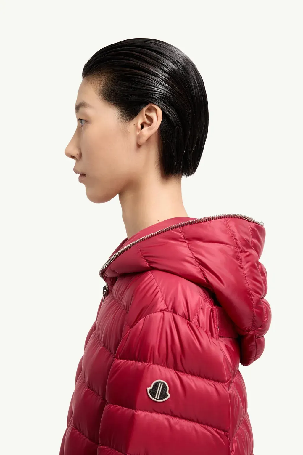 Moncler + Rick Owens Ziplock Hooded Short Down Jacket