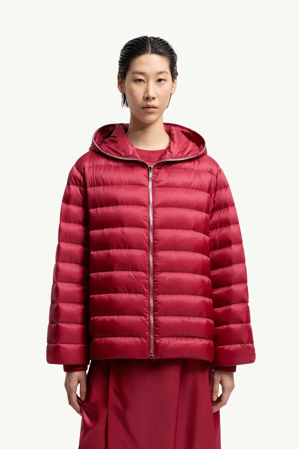 Moncler + Rick Owens Ziplock Hooded Short Down Jacket