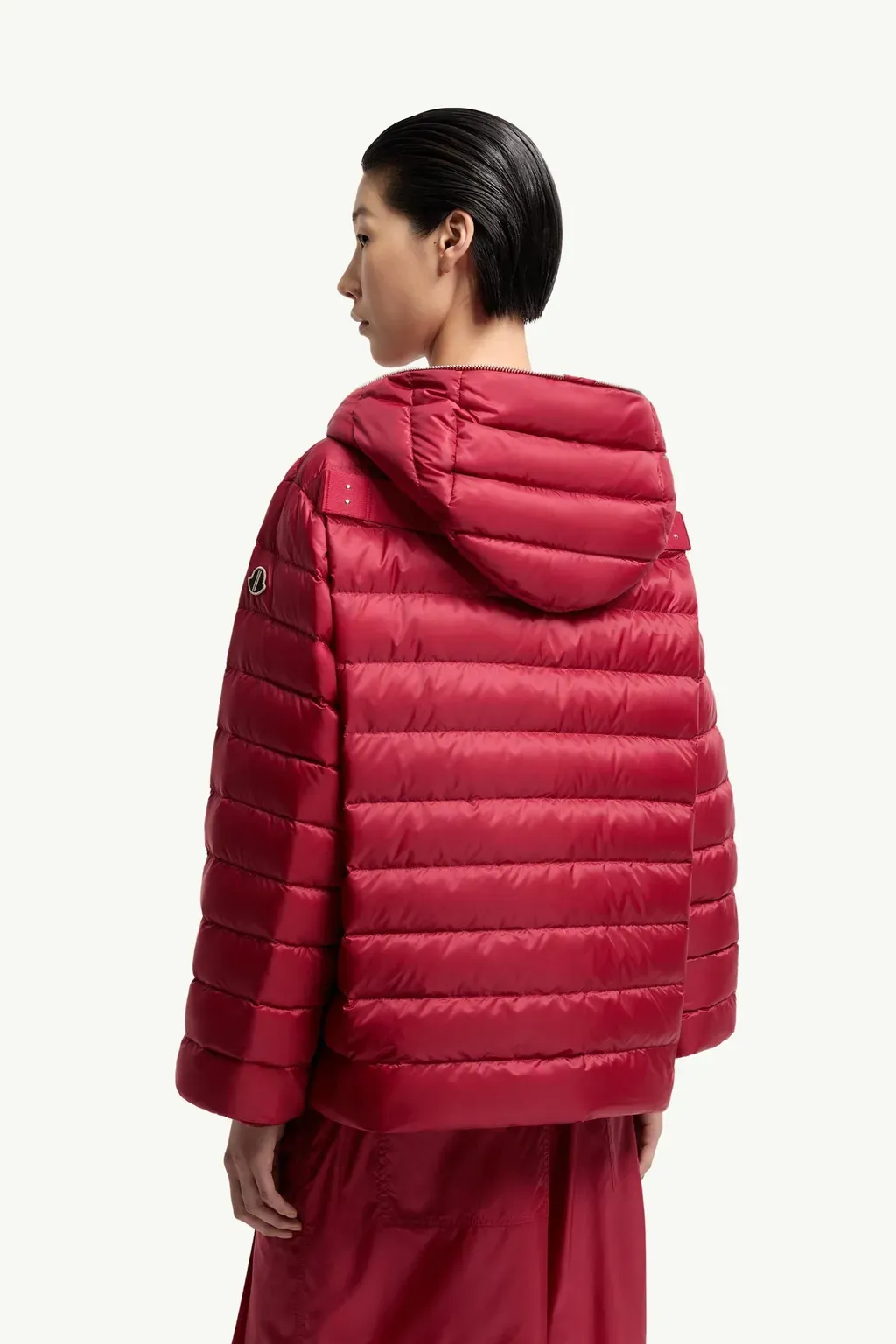 Moncler + Rick Owens Ziplock Hooded Short Down Jacket