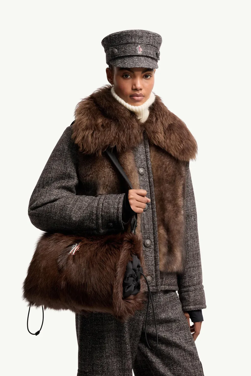 Shearling Handwarmer & Pouch