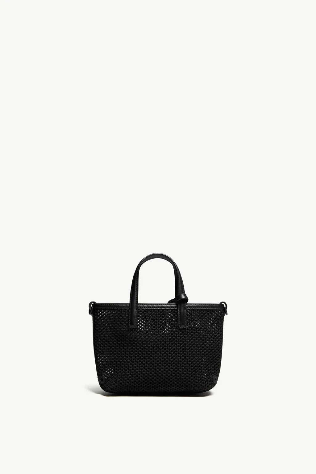 Very Mesh & Leather Tote Bag