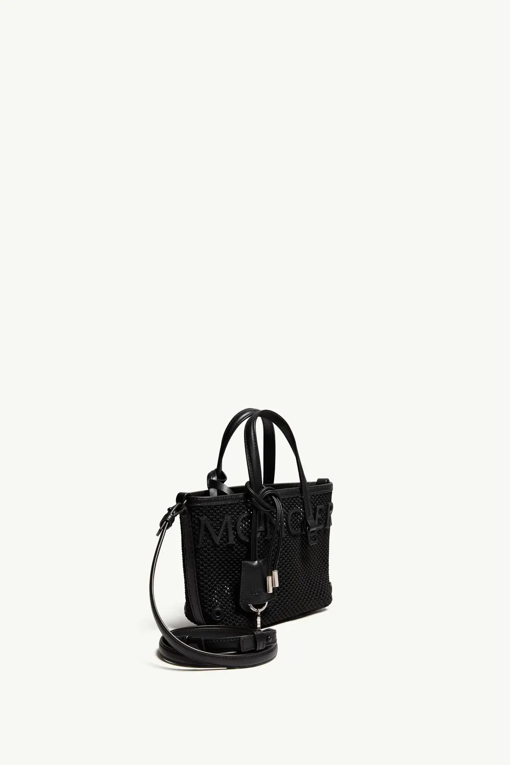 Very Mesh & Leather Tote Bag