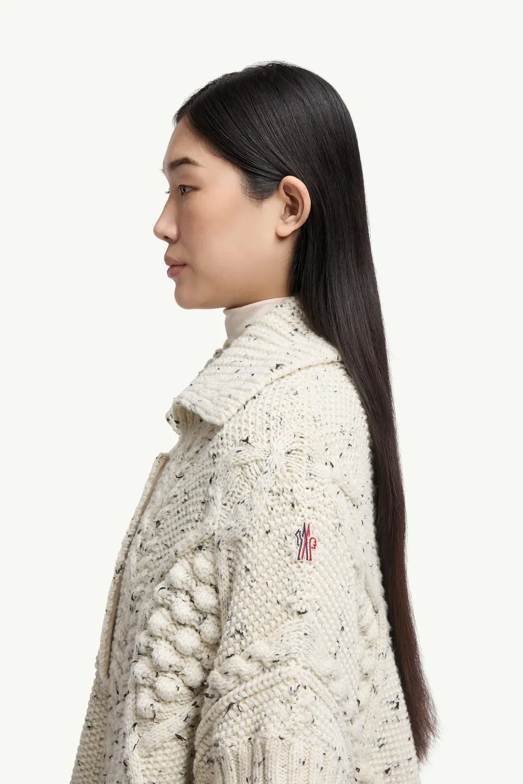 Wool Blend Tassel Cape