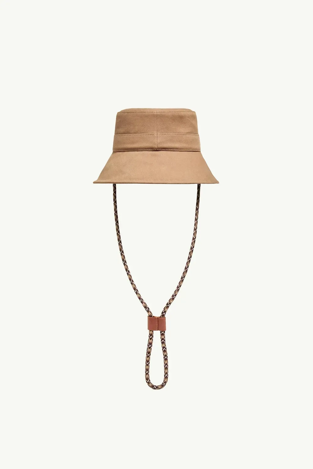 Logo Cotton Gabardine Bucket Hat
