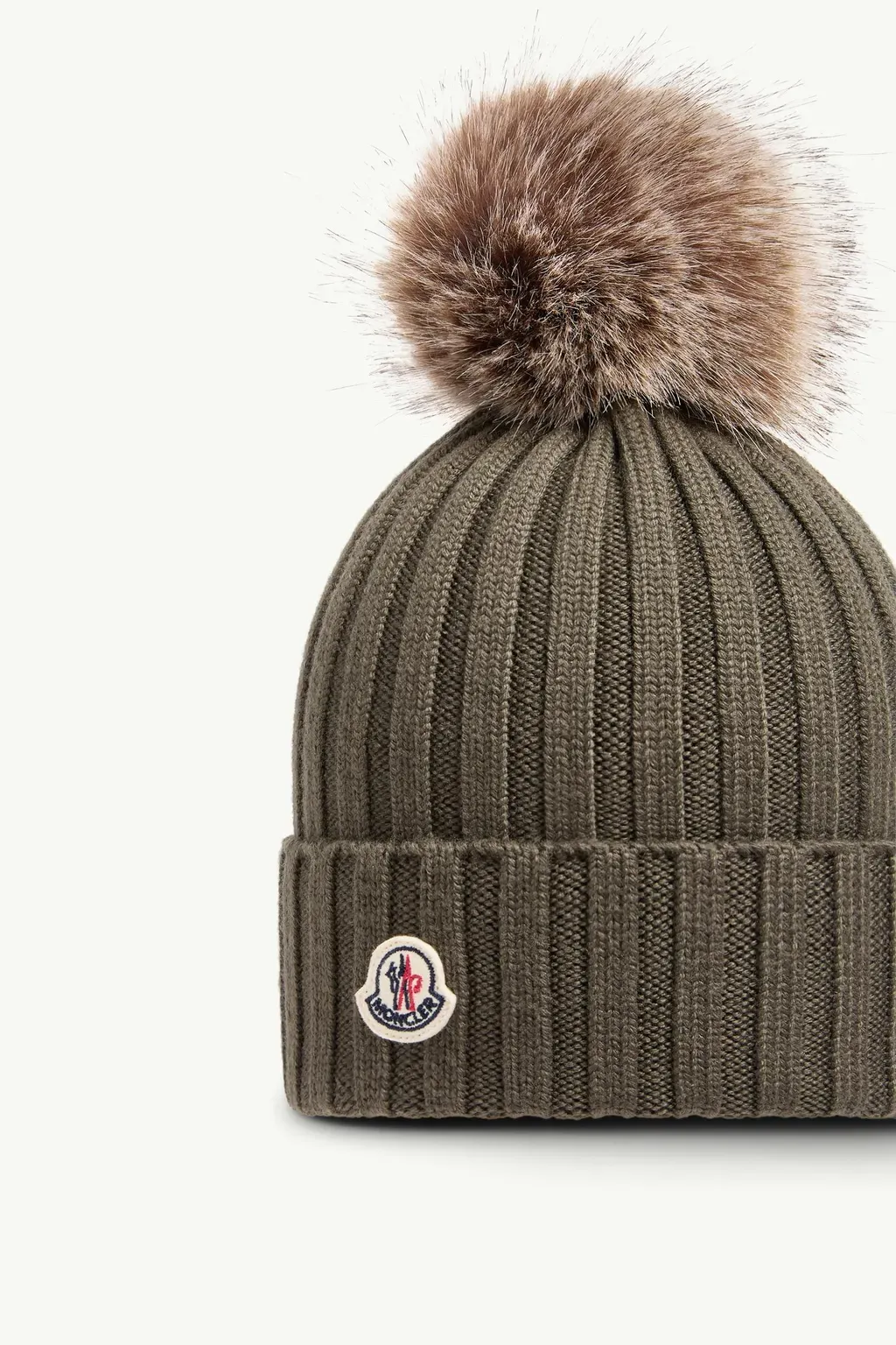 Wool Beanie With Pom Pom