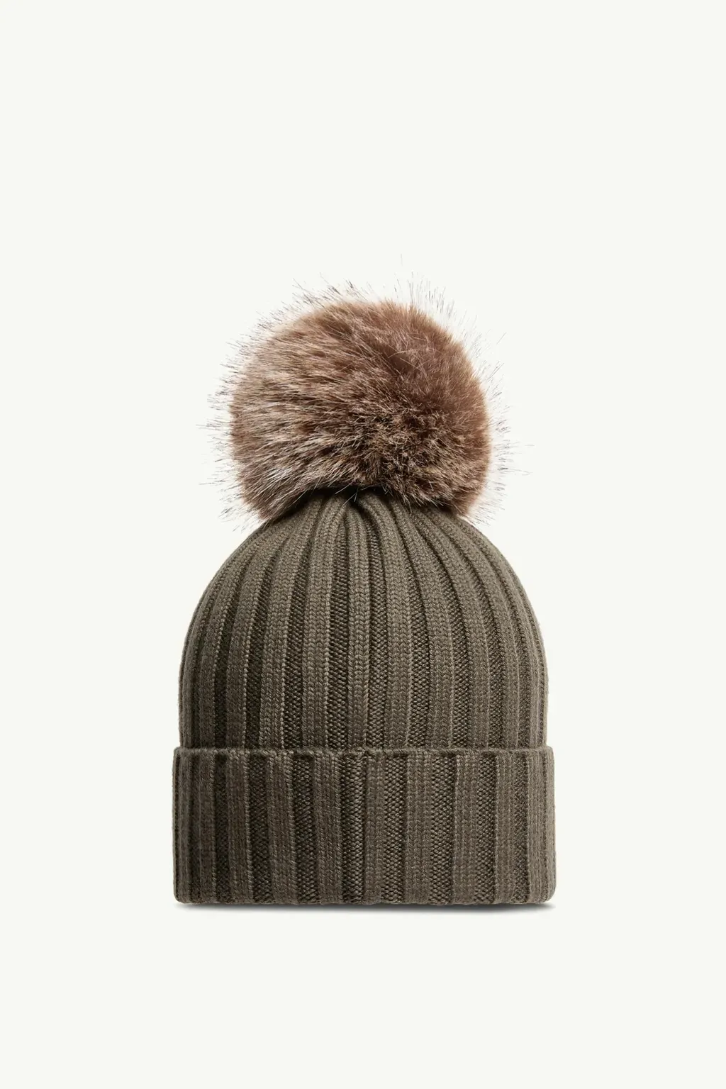 Wool Beanie With Pom Pom
