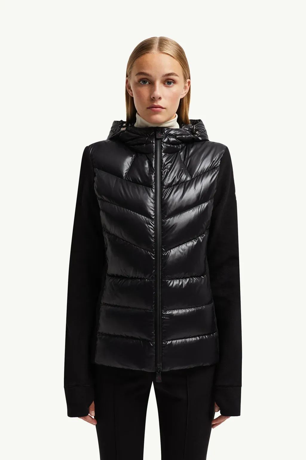 Padded Fleece Zip-Up Hoodie