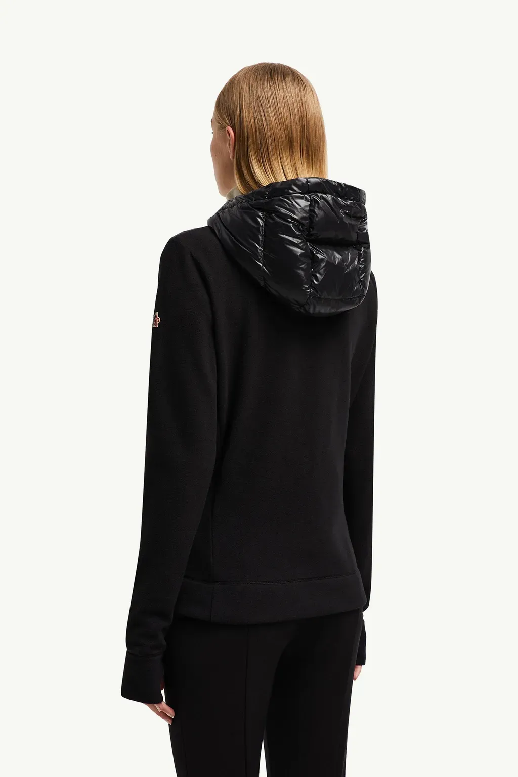 Padded Fleece Zip-Up Hoodie
