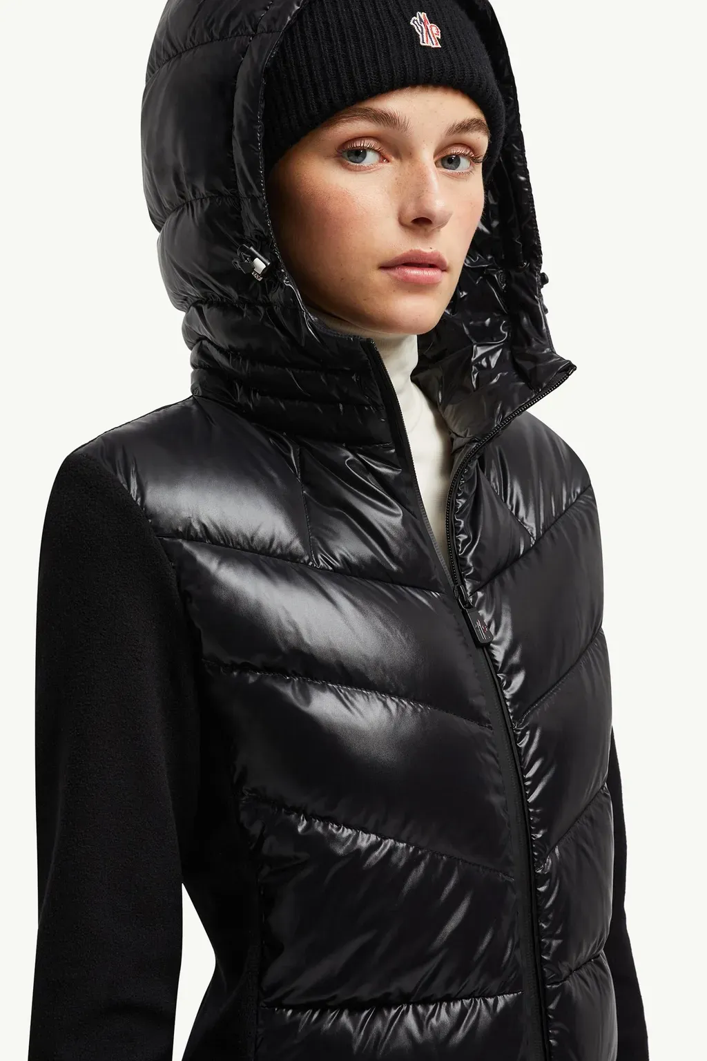 Padded Fleece Zip-Up Hoodie