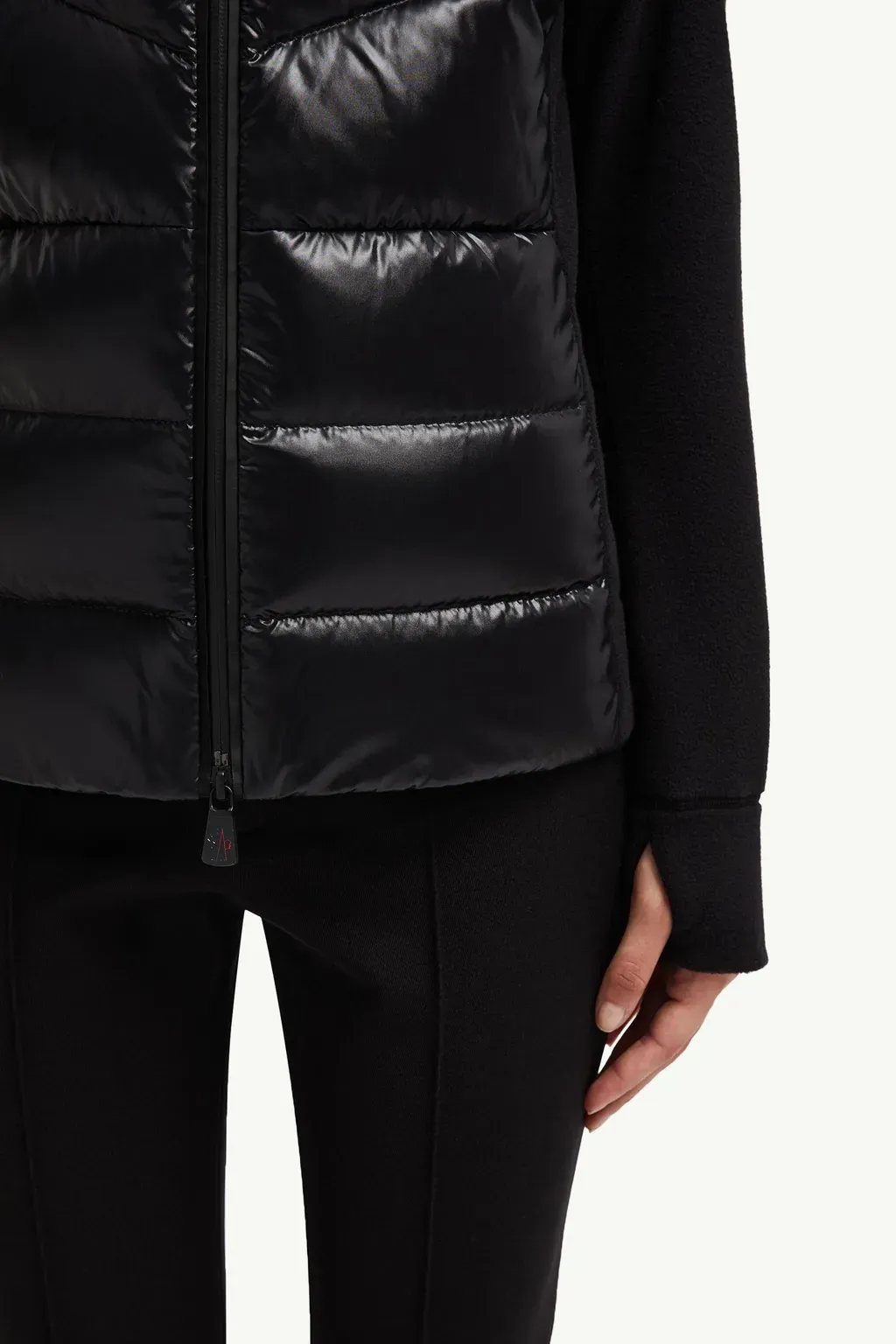Padded Fleece Zip-Up Hoodie