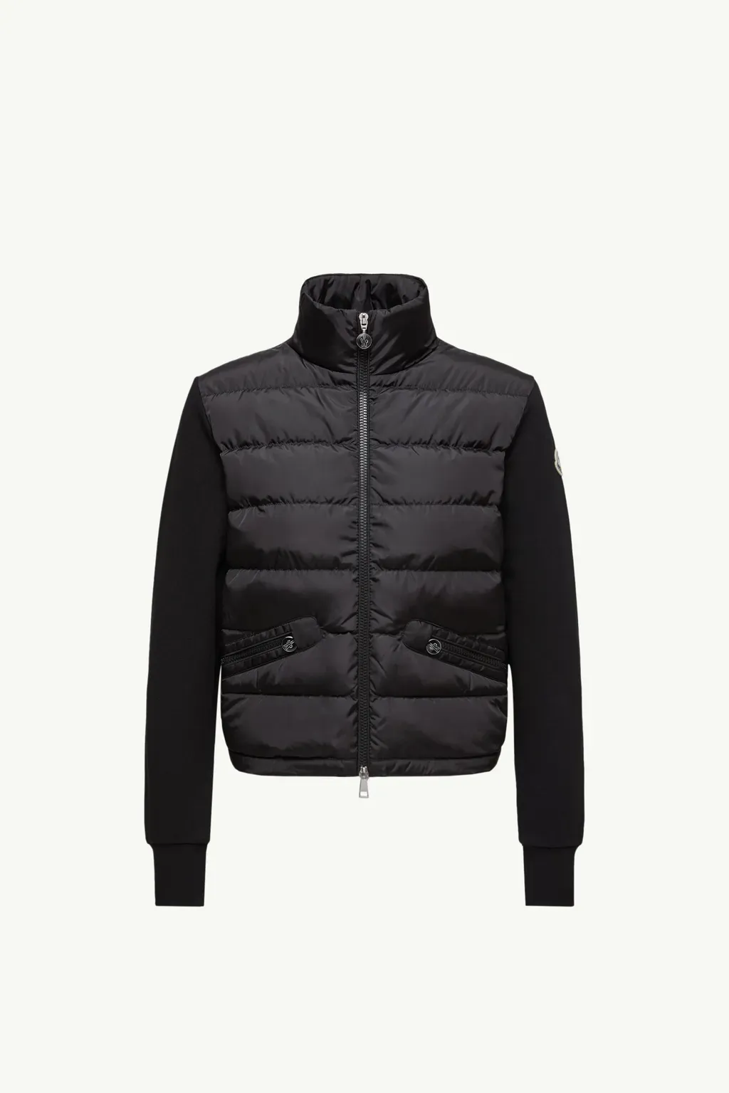Padded Zip-Up Cardigan