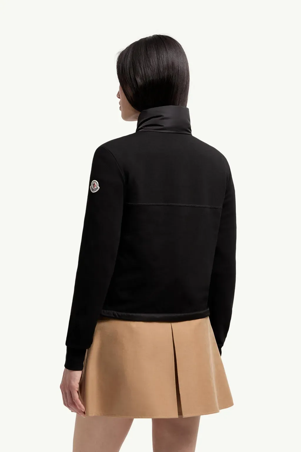 Padded Zip-Up Cardigan