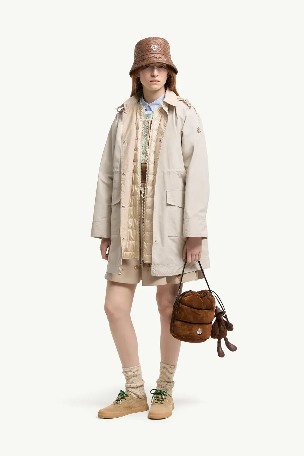 Begonia 3-In-1 Hooded Long Down Jacket