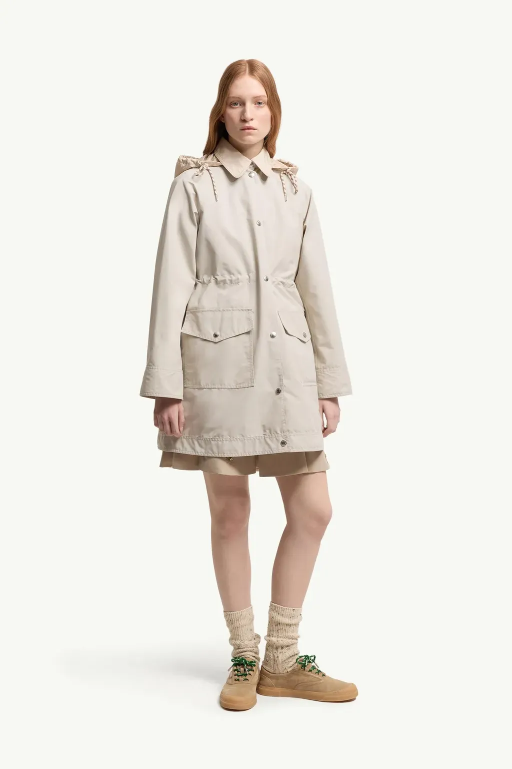 Begonia 3-In-1 Hooded Long Down Jacket