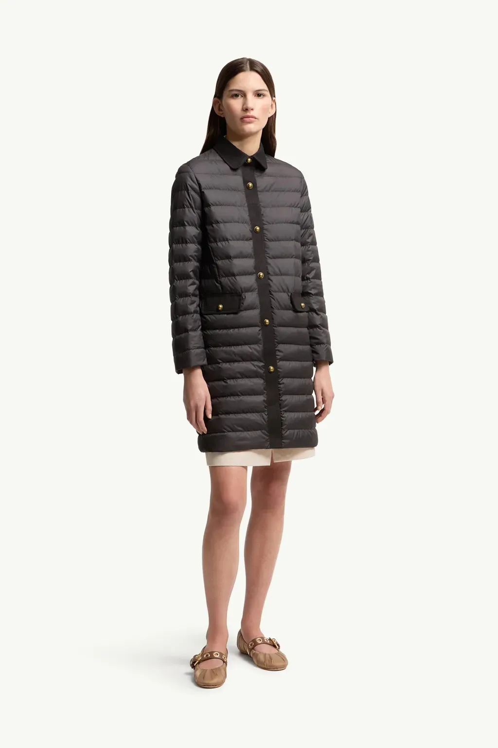 Jujulong Cotton & Linen-Trimmed Down Jacket