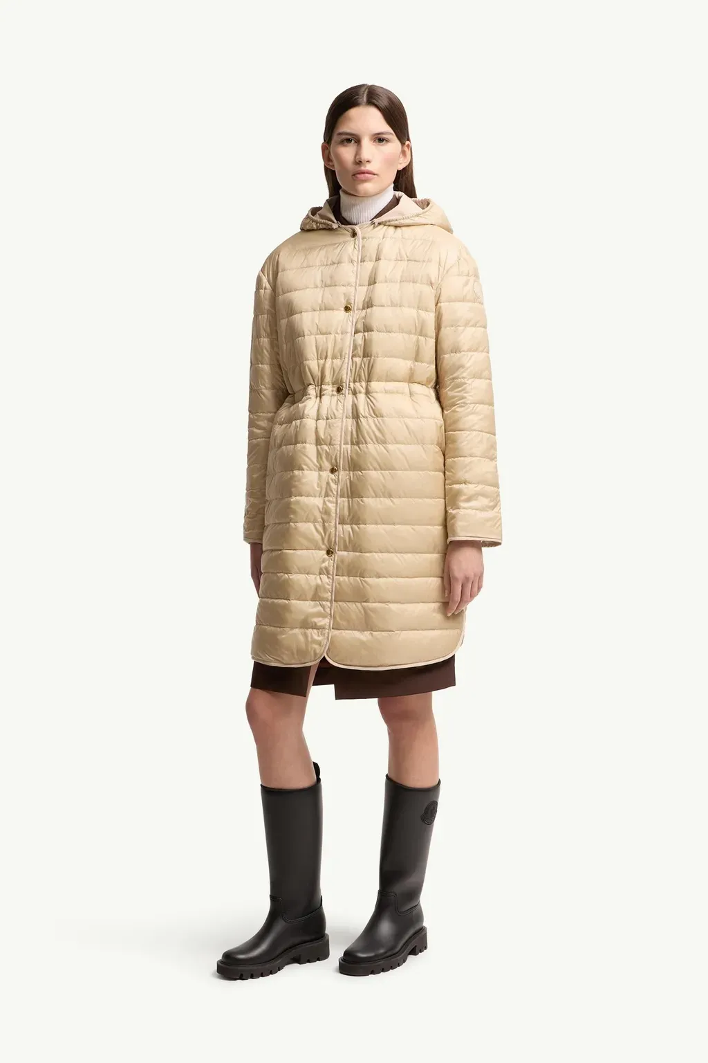 Thymlong Reversible Hooded Down Parka Coat