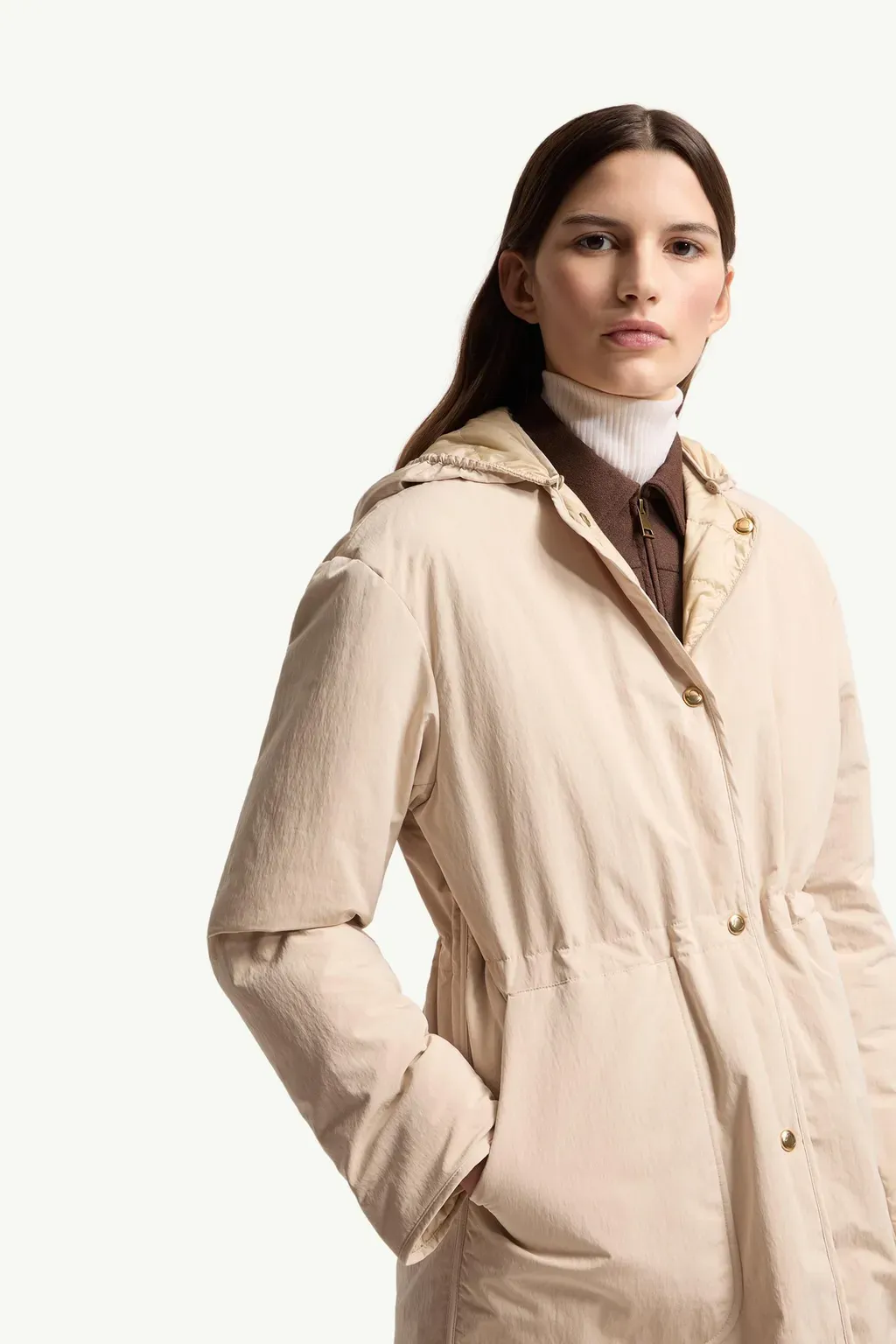 Thymlong Reversible Hooded Down Parka Coat