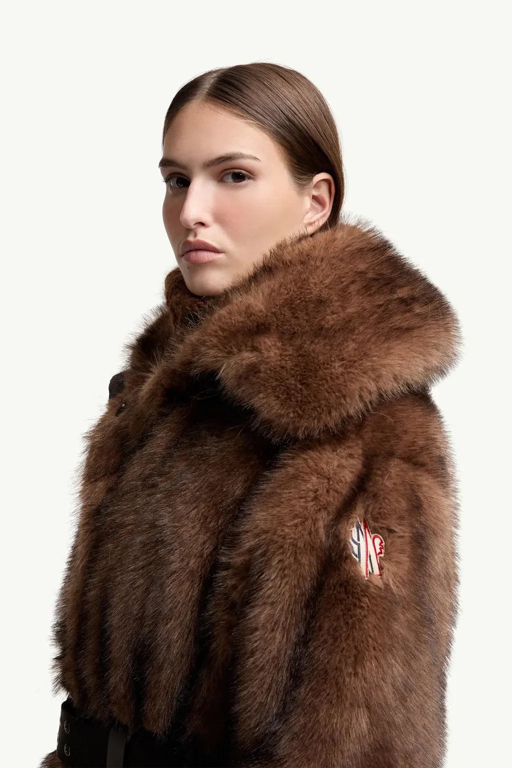 Arly Belted Textured Down Coat