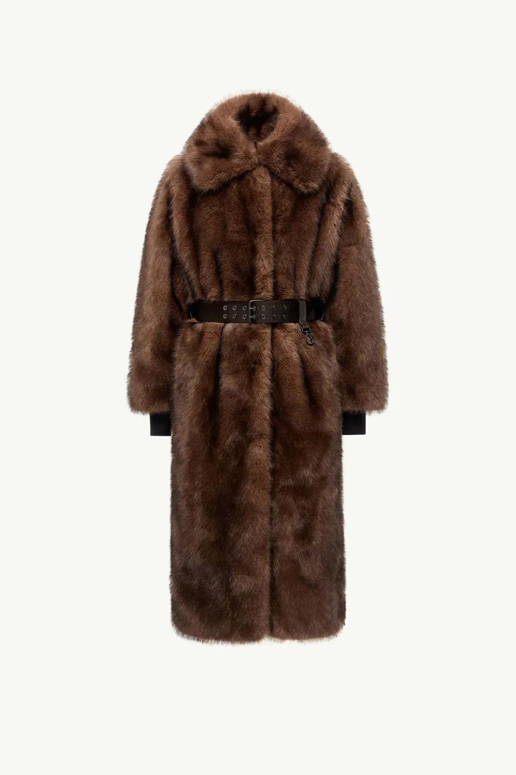 Arly Belted Textured Down Coat