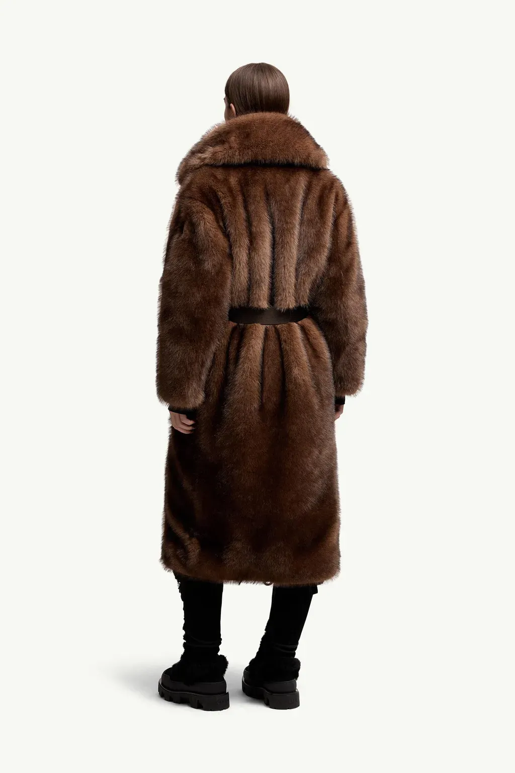 Arly Belted Textured Down Coat