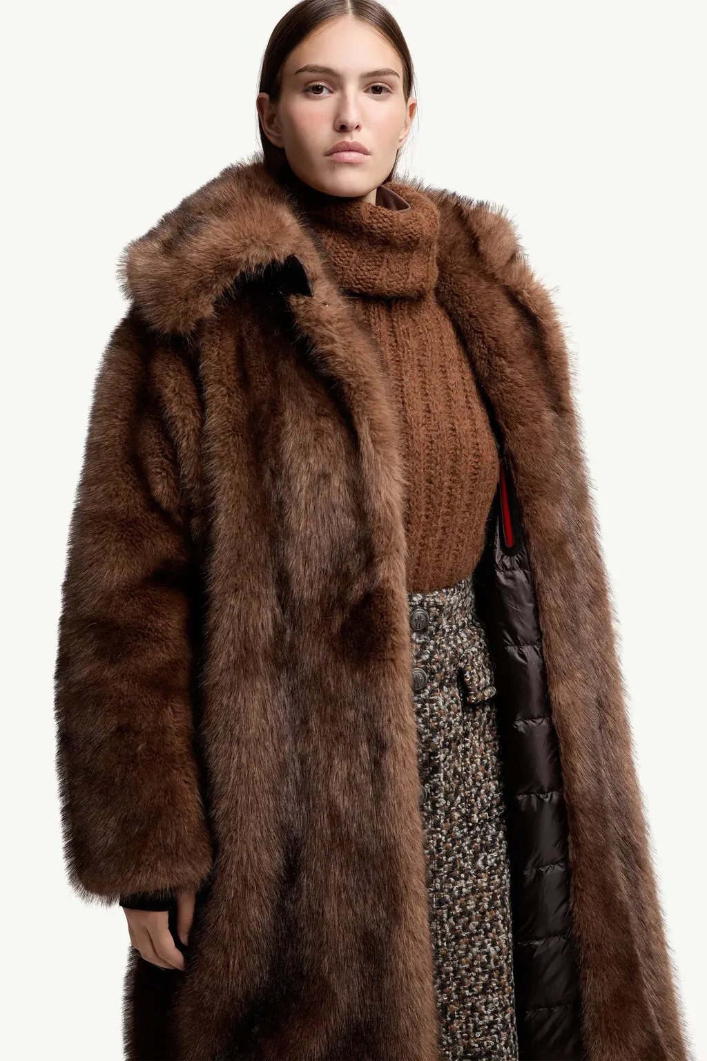 Arly Belted Textured Down Coat